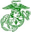 Women Marines Association Logo